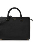 Calfskin Mega Check Small Banwell Tote Black