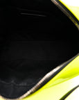 Patent Calfskin Matelasse Monogram Lou Camera Bag Neon Yellow