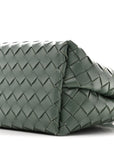 Nappa Intrecciato Medium Andiamo Shoulder Bag Aloe