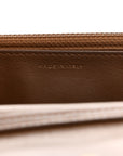 Metallic Calfskin Quilted 2.55 Reissue Wallet On Chain WOC Bronze