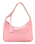 Tessuto Nylon Saffiano Mini Re-Edition 2000 Bag Rosa