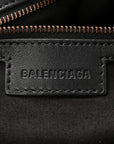 Arena Lambskin Brass Hardware Le City Travel Bag Black
