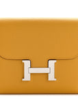 Epsom Constance Compact Passant Wallet Jaune Ambre