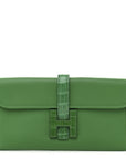 Swift Shiny Alligator Jige Elan Touch 29 Clutch Bambou