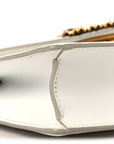 Smooth Calfskin Mini Devotion Envelope Bag White