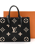 Empreinte Monogram Giant Onthego MM Black Beige