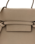 Grained Calfskin Nano Belt Bag Light Taupe