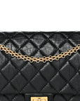 Aged Calfskin Quilted 2.55 Reissue 226 Flap Black