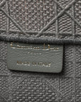 Canvas Embroidered Cannage Medium Book Tote Stone