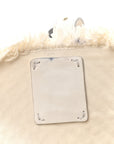 Nappa Intrecciato Canvas Fringe Maltinto Tote White