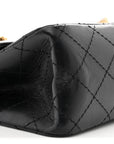 Aged Calfskin Lucky Charms 2.55 Reissue 225 Flap Black