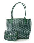 Goyardine Reversible Mini Anjou Green