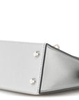 Metallic Chevre Chamkilight Mini Kelly Sellier 20 Argent