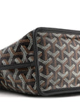 Goyardine Reversible Mini Anjou Black