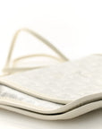 Goyardine Plumet Wallet Clutch White