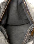 Suede Calfskin Intrecciato Teen Jodie Hobo Thunder