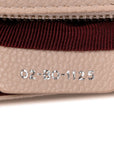 Grained Calfskin Medium D1ORama Flap Bag Nude