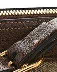 GG Supreme Monogram Web Small Ophidia Shoulder Bag Brown