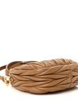 Nappa Matelasse Micro Wander Hobo Caramel