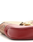 Snakeskin Calfskin Small Jackie 1961 Hobo Brown Multicolor