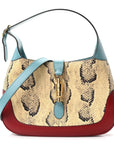 Snakeskin Calfskin Small Jackie 1961 Hobo Multicolor