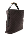 GG Supreme Monogram Large Beatrix Tote Dark Brown