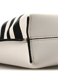 Calfskin Mushroom T Pouch Bag White