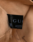 Calfskin Matelasse Mini GG Marmont Shoulder Bag White