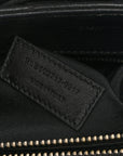 Calfskin Y Quilted Monogram Small Loulou Shopper Black