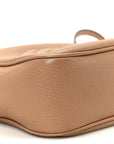 Pebbled Calfskin Small Soho Disco Bag Rose Beige