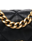 Lambskin Quilted Medium CHNL 19 Flap Black