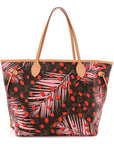Monogram Jungle Dots Neo Neverfull MM Sugar Pink Poppy