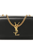 Grain De Poudre Small Monogram Kate Satchel Black