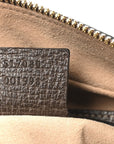 GG Supreme Monogram Web Small Ophidia Shoulder Bag Brown