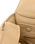 Nappa Maxi Intreccio Padded Cassette Crossbody Bag Porridge