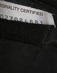 Grained Calfskin Intrecciato Mini Arco Tote Black