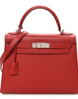 Epsom Kelly Sellier 28 Rouge Casaque