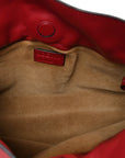 Calfskin Mini Flamenco Knot Bag Red