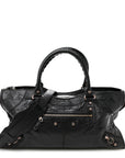 Agneau Giant 21 Rose Gold Hardware Part Time Black