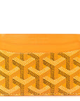 Goyardine Saint Sulpice Card Holder Yellow