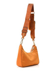 Re-Nylon Saffiano Re-Edition 2005 Shoulder Bag Amber