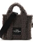 Polyester Cotton Small The Teddy Traveler Tote Bag Grey