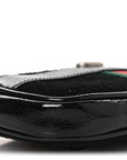 Suede Patent Ophidia Belted iPhone Case 85 34 Black