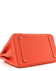 Togo BIRKIN 35 Orange Poppy
