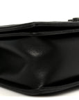 Lambskin Quilted Medium Boy Flap Black