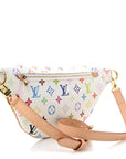 LV X TM Monogram Multicolor High Rise Bumbag White