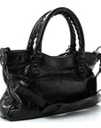 Agneau Arena Classic Hardware Le City First Bag Black