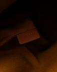 Triomphe Canvas Calfskin Bonnie Backpack Tan