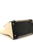 Smooth Calfskin Mini Tri-Color Luggage Grey