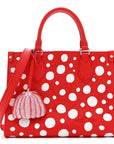 LV X YK Empreinte Infinity Dots Onthego PM Rogue White